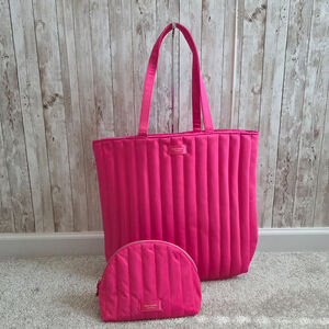 Kate Spade Tote Bag With Matching Makeup Bag pink